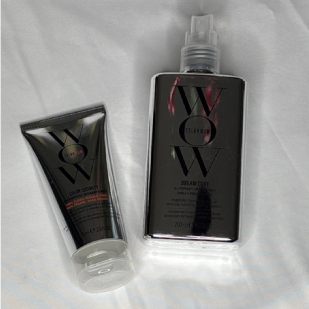 WOW ColorWow Dream Coat 6.7 oz & Color Security Shampoo 2.5 oz Duo New SEALED